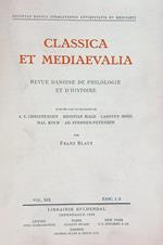 Classica et mediaevalia Vol XIX/ Fasc 1-2