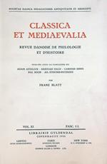 Classica et mediaevalia Vol XI/Fasc 1-2