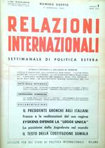 Relazioni Internazionali 1961/Vol. I