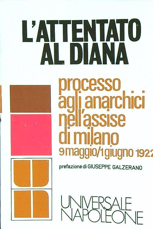 L' Attentato al Diana - copertina