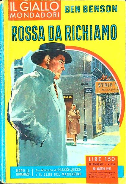 Rossa da richiamo - Ben Benson - copertina