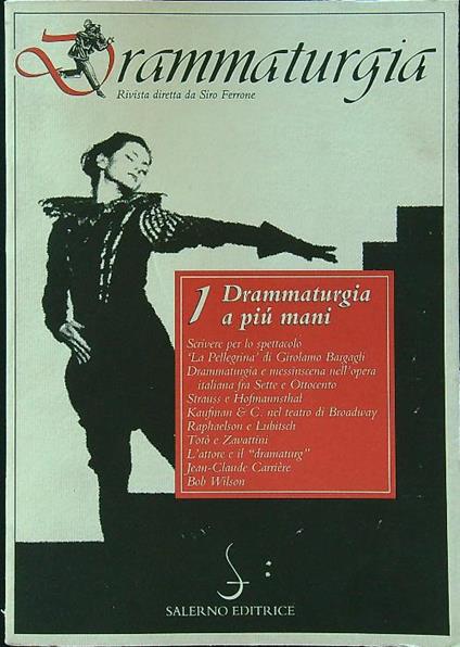 Drammaturgia 1-1994 - copertina