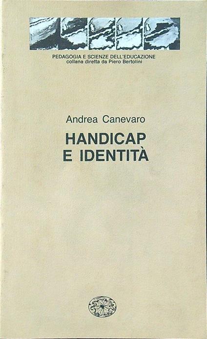 Handicap e indentità - Andrea Canevaro - copertina