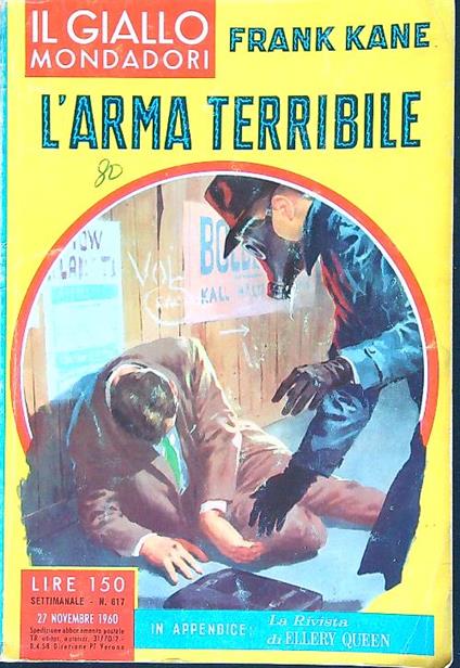 L' arma terribile - Frank Kane - copertina