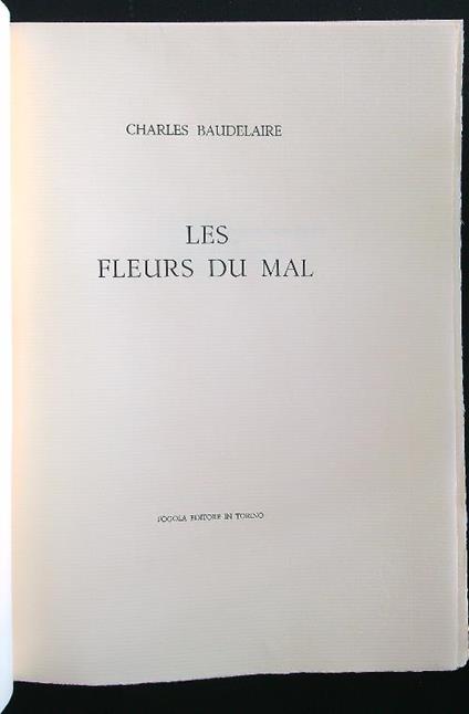 Les fleurs du mal - Baudelaire - copertina