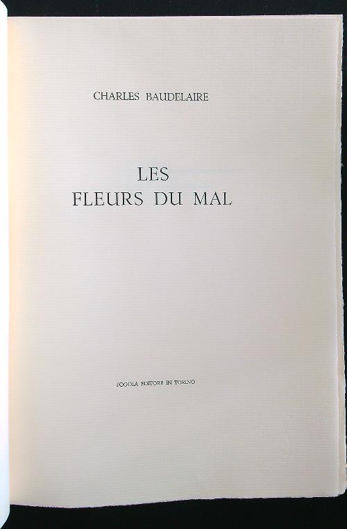 Les fleurs du mal - Baudelaire - copertina