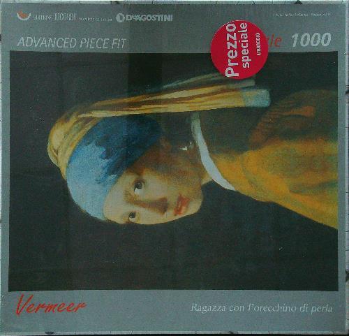 Puzzle 1000 pz - Vermeer: Ragazza con l'orecchino di perla - copertina