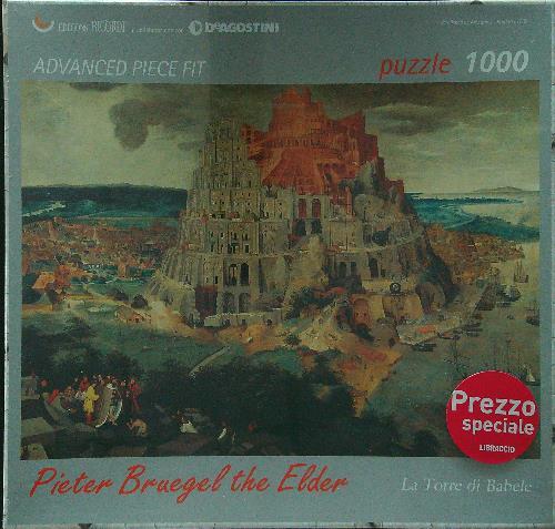 Puzzle 1000 pz - Pieter Bruegel the Elder: La torre di Babele - copertina