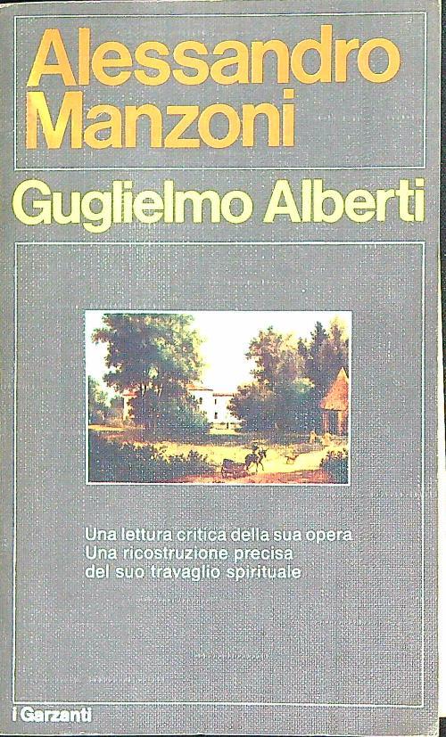 Guglielmo Alberti - Alessandro Manzoni - copertina