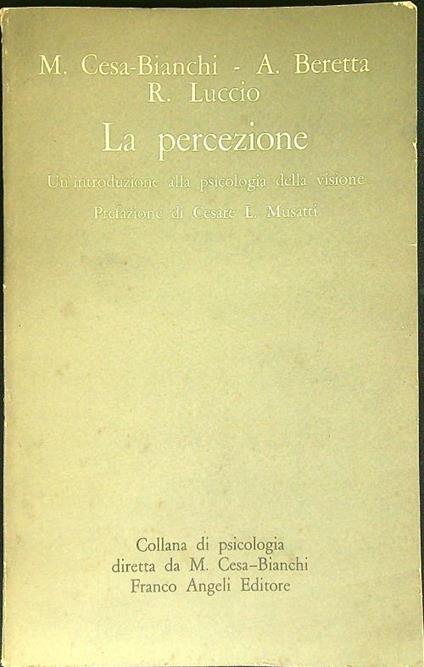 La percezione - copertina