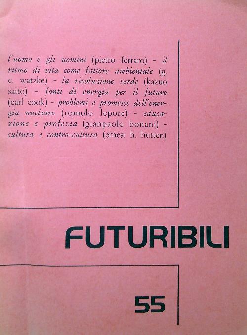 Futuribili 55/Febbraio 1973 - copertina