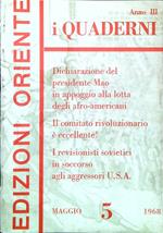 I Quaderni. Anno 3 - Numero 5/Maggio 1968
