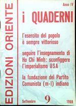 I Quaderni. Anno 4 - Numero 9/Settembre 1969