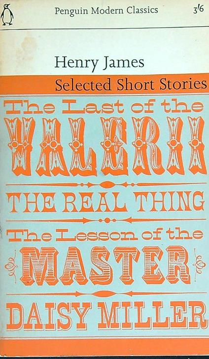 Selected short stories - Henry James - copertina