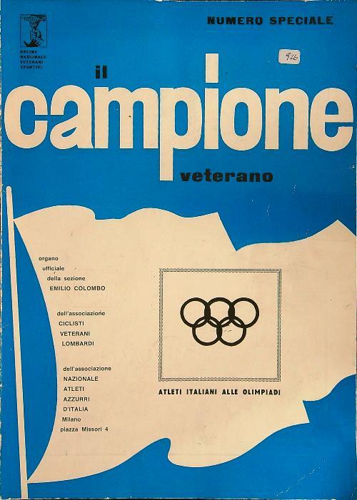 Il campione veterano - Numero speciale - copertina