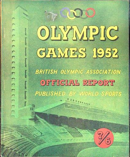 Olympic games 1952 - copertina