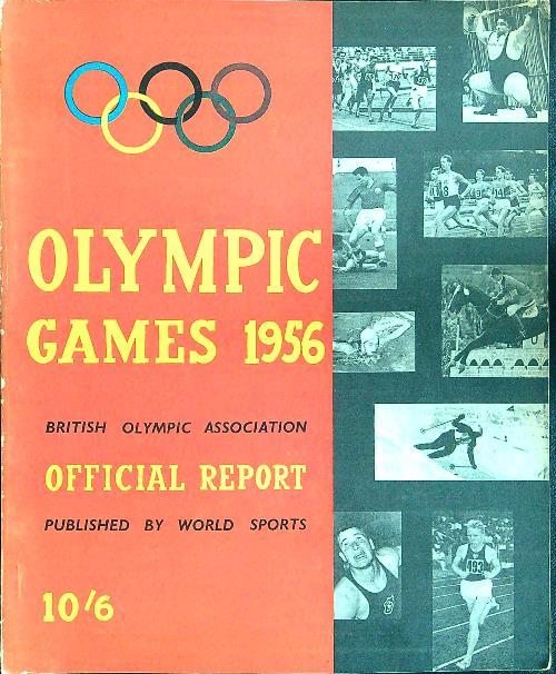 Olympic games 1956 - copertina
