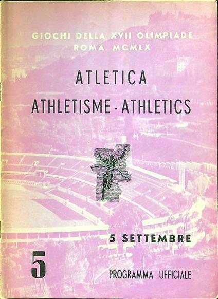 Atletica 5 5 settembre - copertina