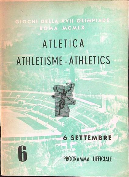 Atletica 6 6 settembre - copertina