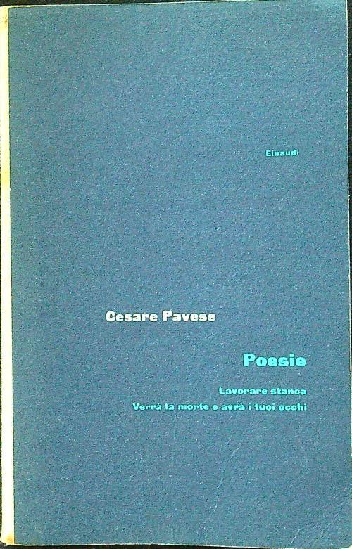 Poesie - Cesare Pavese - copertina