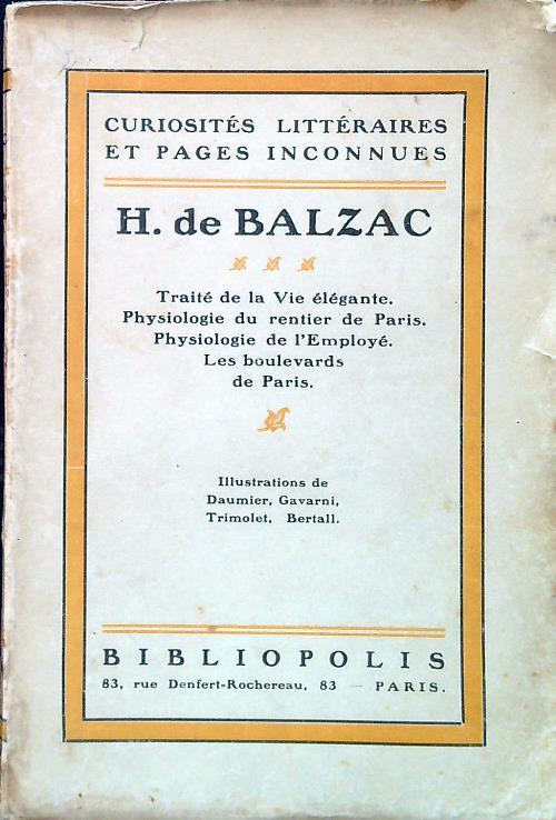 Traitè de la Vie élégante. Etc, etc