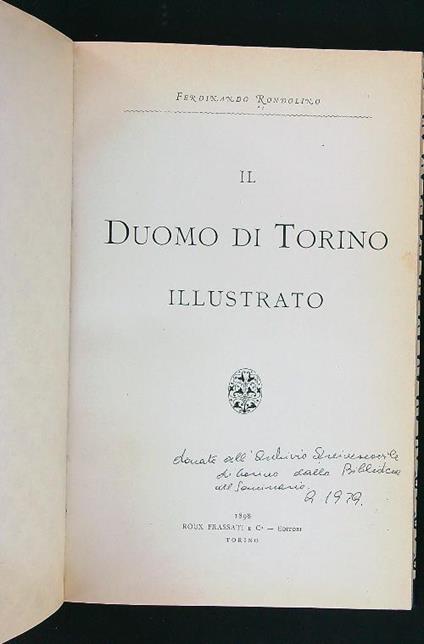 Il Duomo di Torino illustrato - copertina