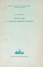 Recenti studi su esperienze psichiche di morenti