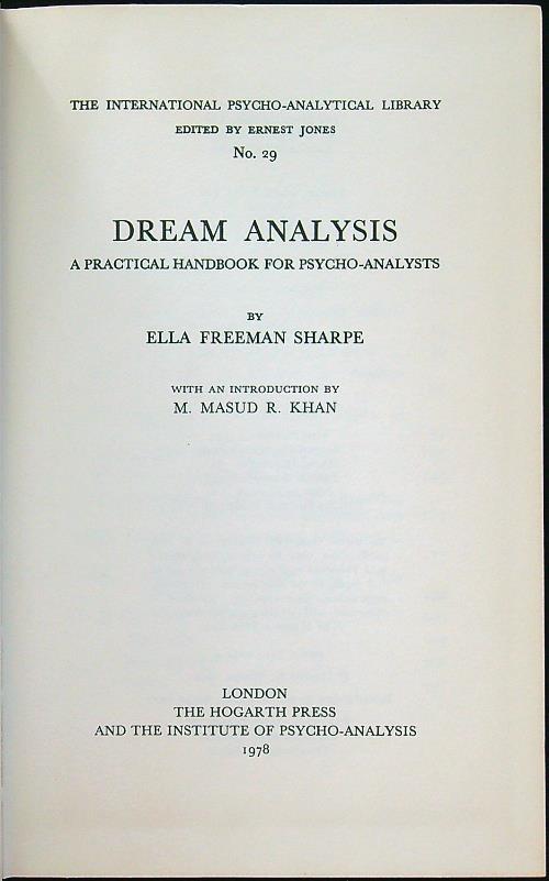 Dream analysis