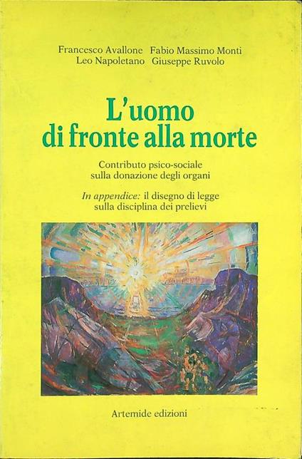 L' uomo di fronte alla morte - copertina