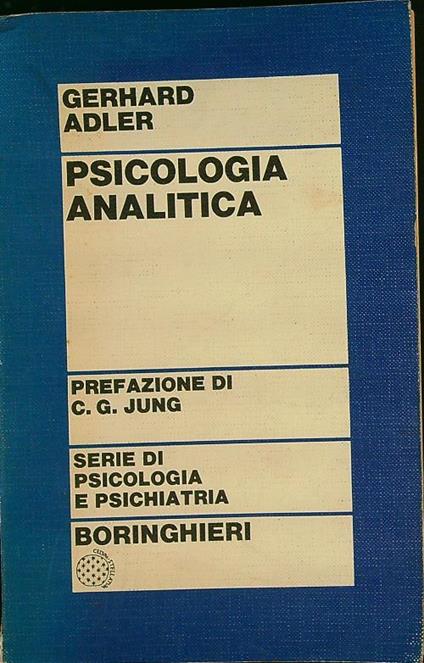 Psicologia analitica - Gerhard Adler - copertina