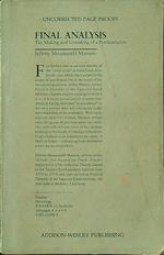 Final Analysis: The Making And Unmaking Of A Psychoanalyst