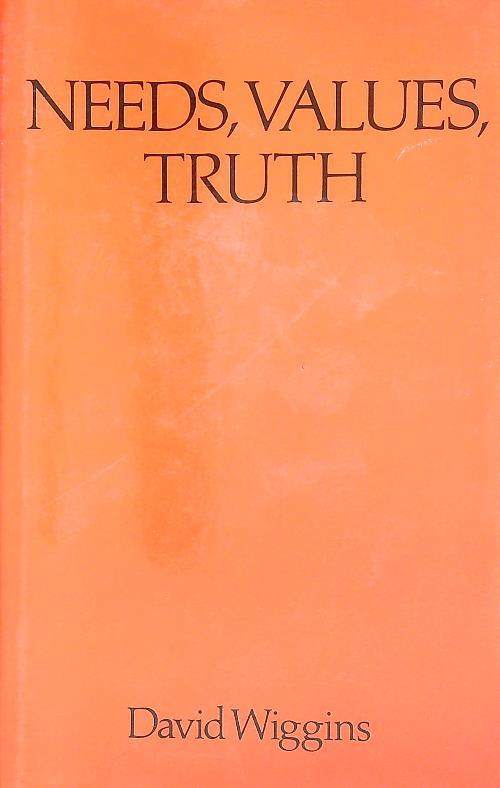 Needs, Values, Truth - copertina