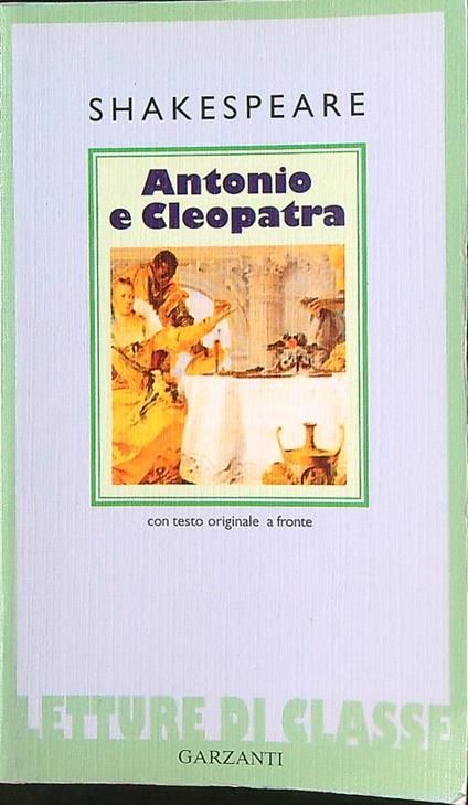 Antonio e Cleopatra - William Shakespeare - copertina