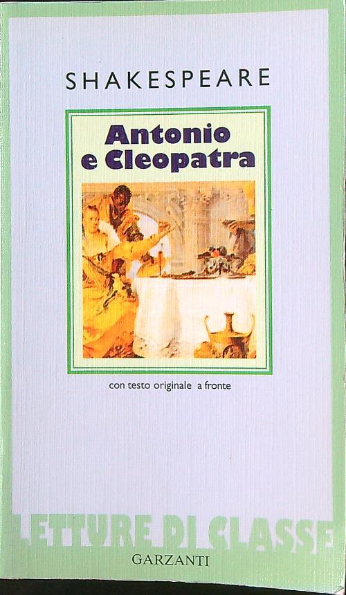 Antonio e Cleopatra - William Shakespeare - copertina