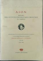 A.I.O.N. Annali dell'Istituto Universitario Orientale di Napoli VII-VIII