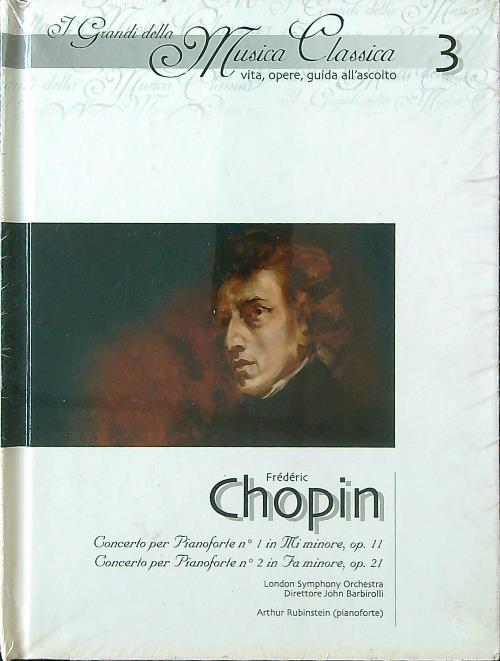 Chopin concerto per pianoforte n. 1 e n. 2. Con CD audio - copertina