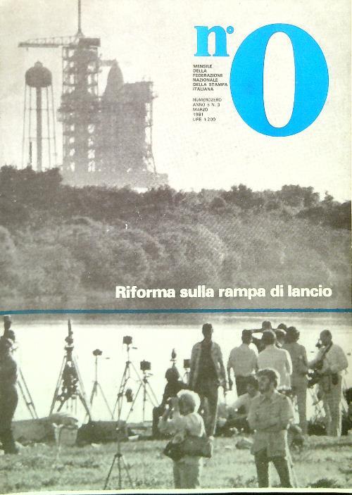 NumeroZero - Anno 5, N. 3/Marzo 1981 - copertina
