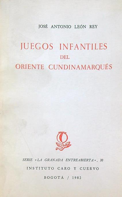 Juegos infantiles del Oriente cundinamarqués - copertina