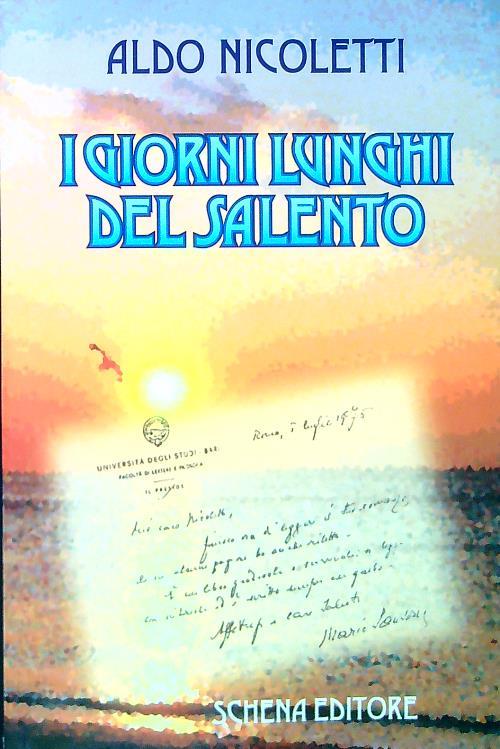 I giorni lunghi del Salento - Aldo Nicoletti - copertina