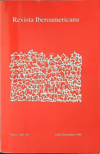 Rivista iberoamericana nums. 164-165 1993 - copertina