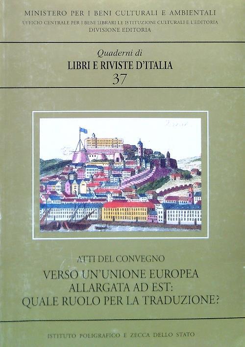 Quaderni di Libri e Riviste d'Italia 37 - copertina