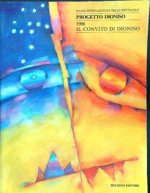 Progetto Dioniso. Il convitto di Dioniso 1986 - copertina