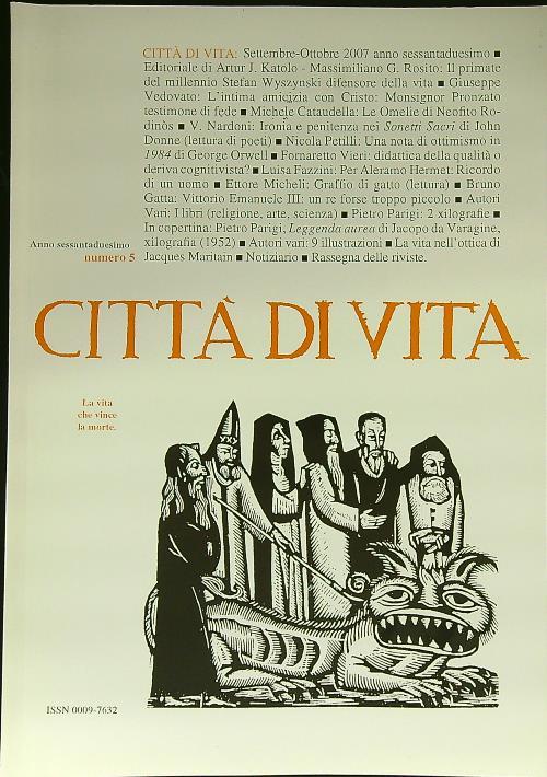 Città di Vita n.5/settembre-ottobre 2007 - copertina