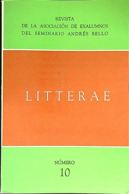Litterae n. 10/diciembre 2001 - copertina