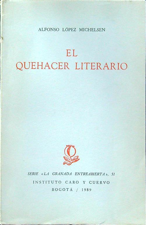 El quehacer literario