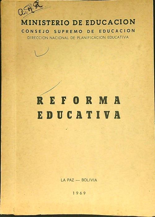 Reforma educativa - copertina