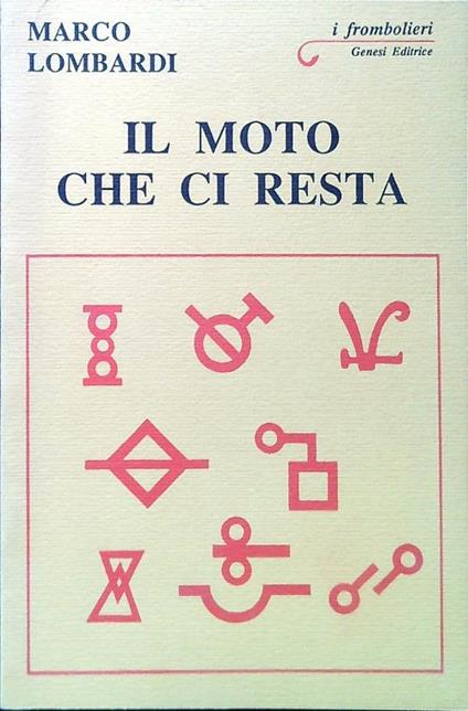 Il moto che ci resta - Marco Lombardi - copertina