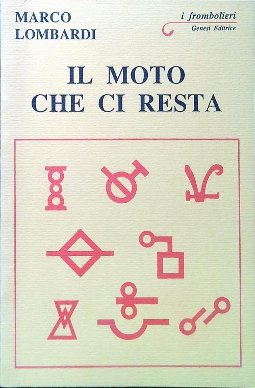 Il moto che ci resta - Marco Lombardi - copertina