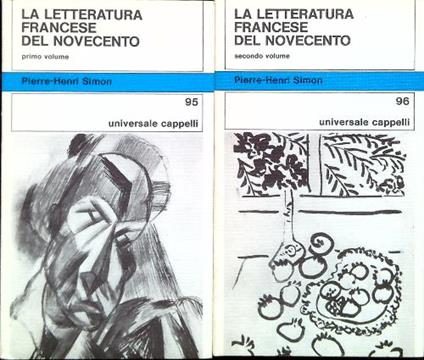 La letteratura francese del Novecento. 2 Volumi - copertina