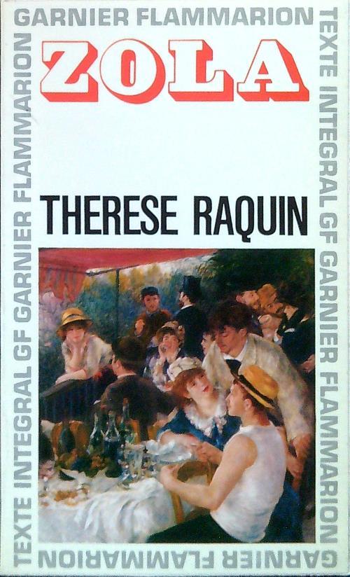 Therese Raquin - Émile Zola - copertina